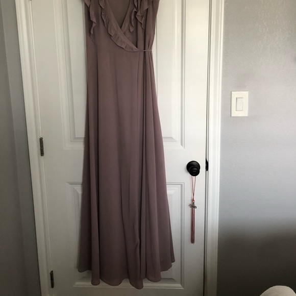 Lulu’s Ruffle Maxi Dress - Picture 4 of 7